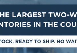 Two-way radios in stock and ready to ship – J&K Communications inventory.